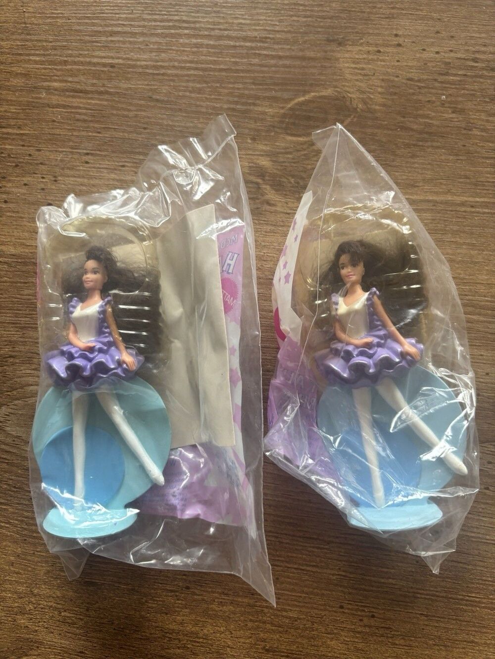 Lot of 2 1992 McDonald’s Happy Meal My First Ballerina Barbie Sealed Mattel